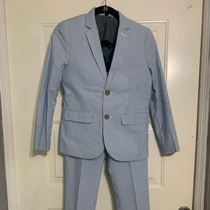 Boys' Ludlow suit jacket and pants in seersucker size 12 Jcrew